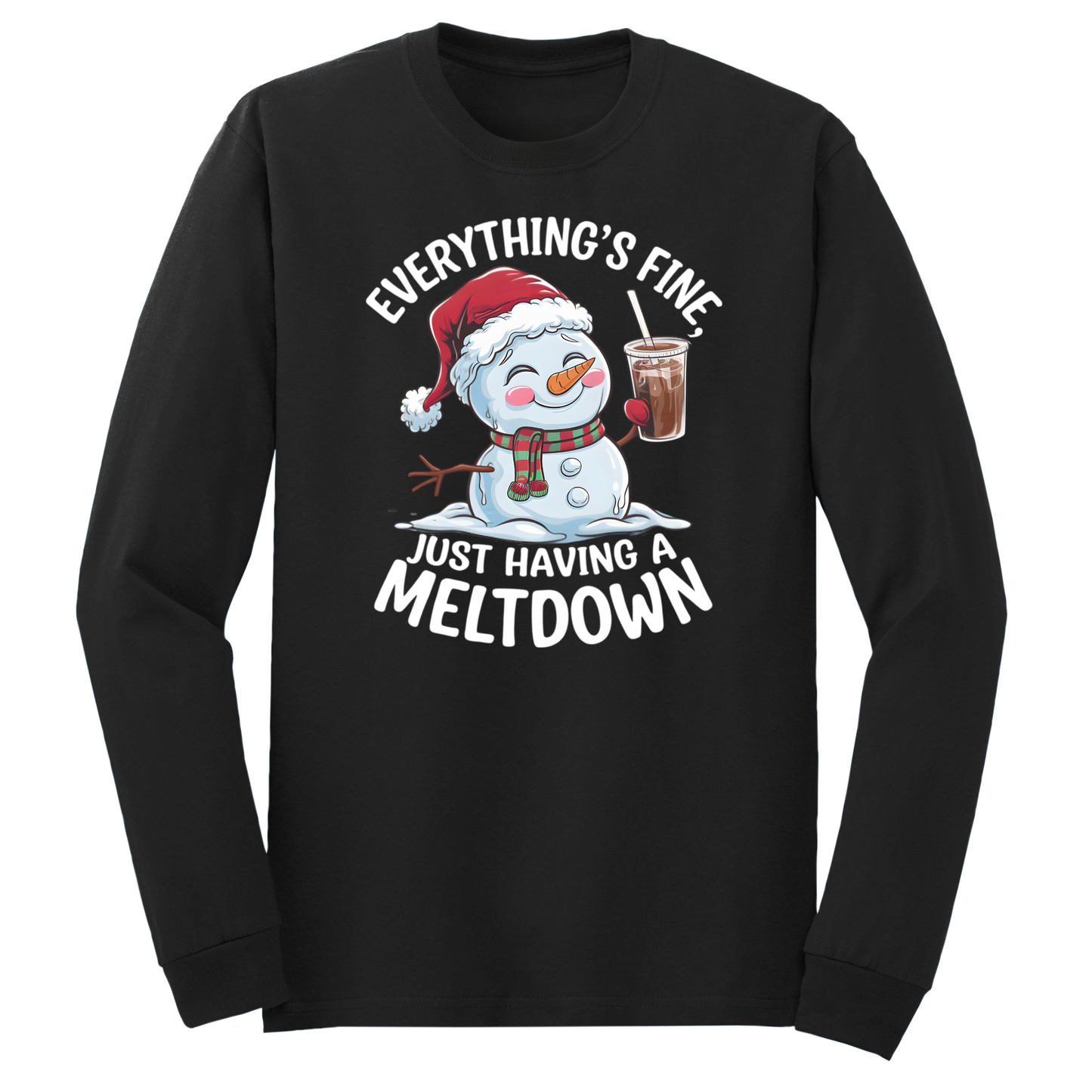 Having A Meltdown Long Sleeve Tshirt