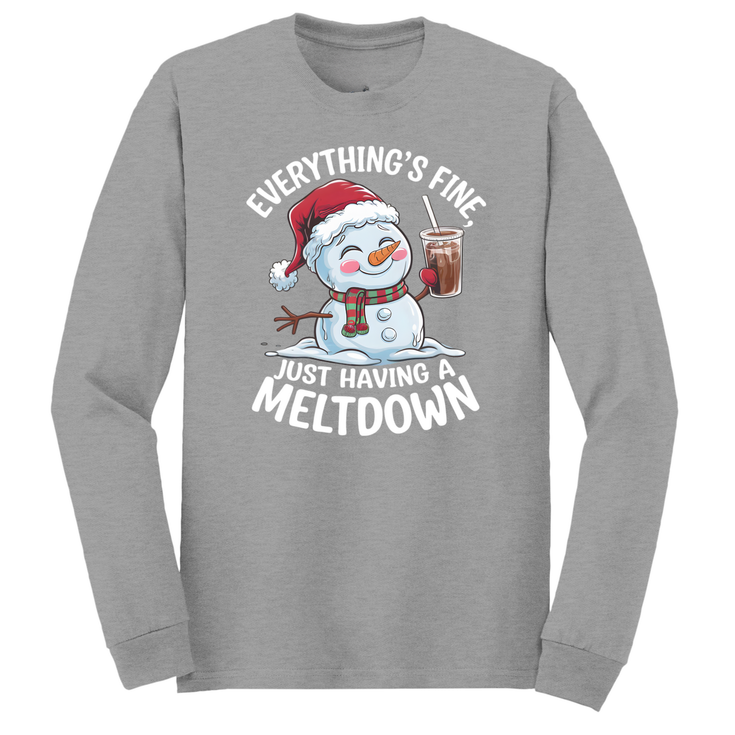 Having A Meltdown Long Sleeve Tshirt