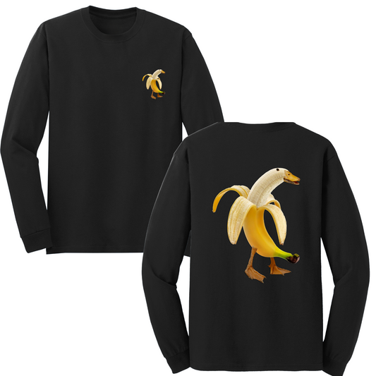 Banana Duck Long Sleeve Tshirt