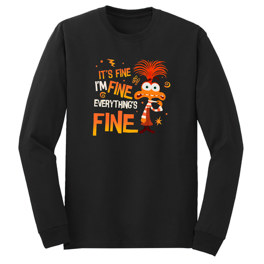 Everything's Fine Long Sleeve Tshirt